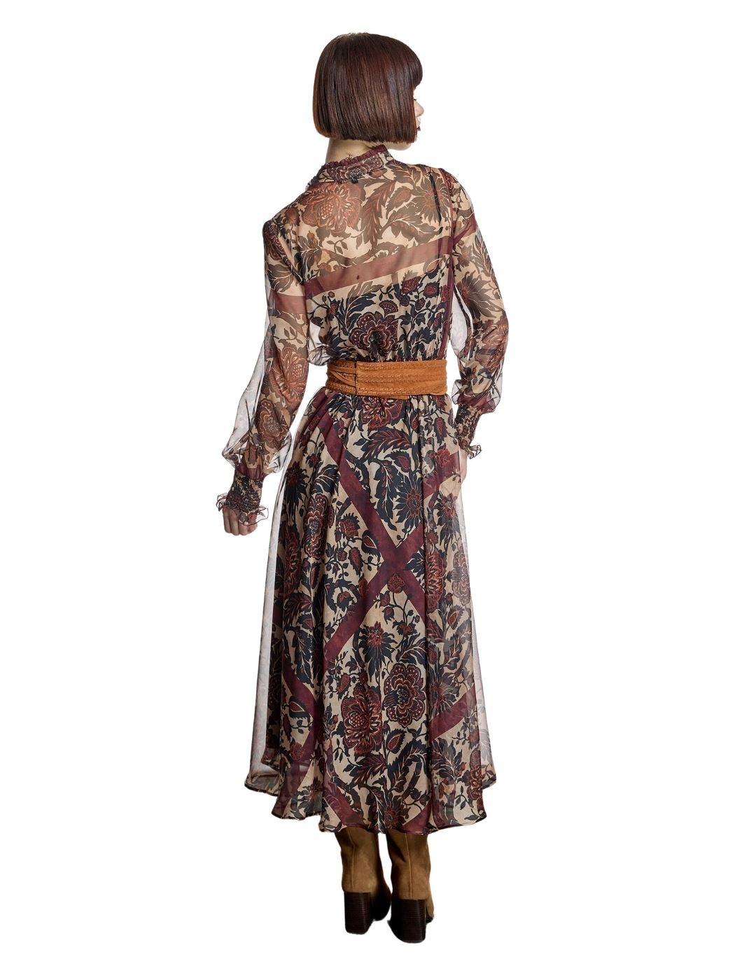 Alba Conde Vestido Boho Chic estampado floral