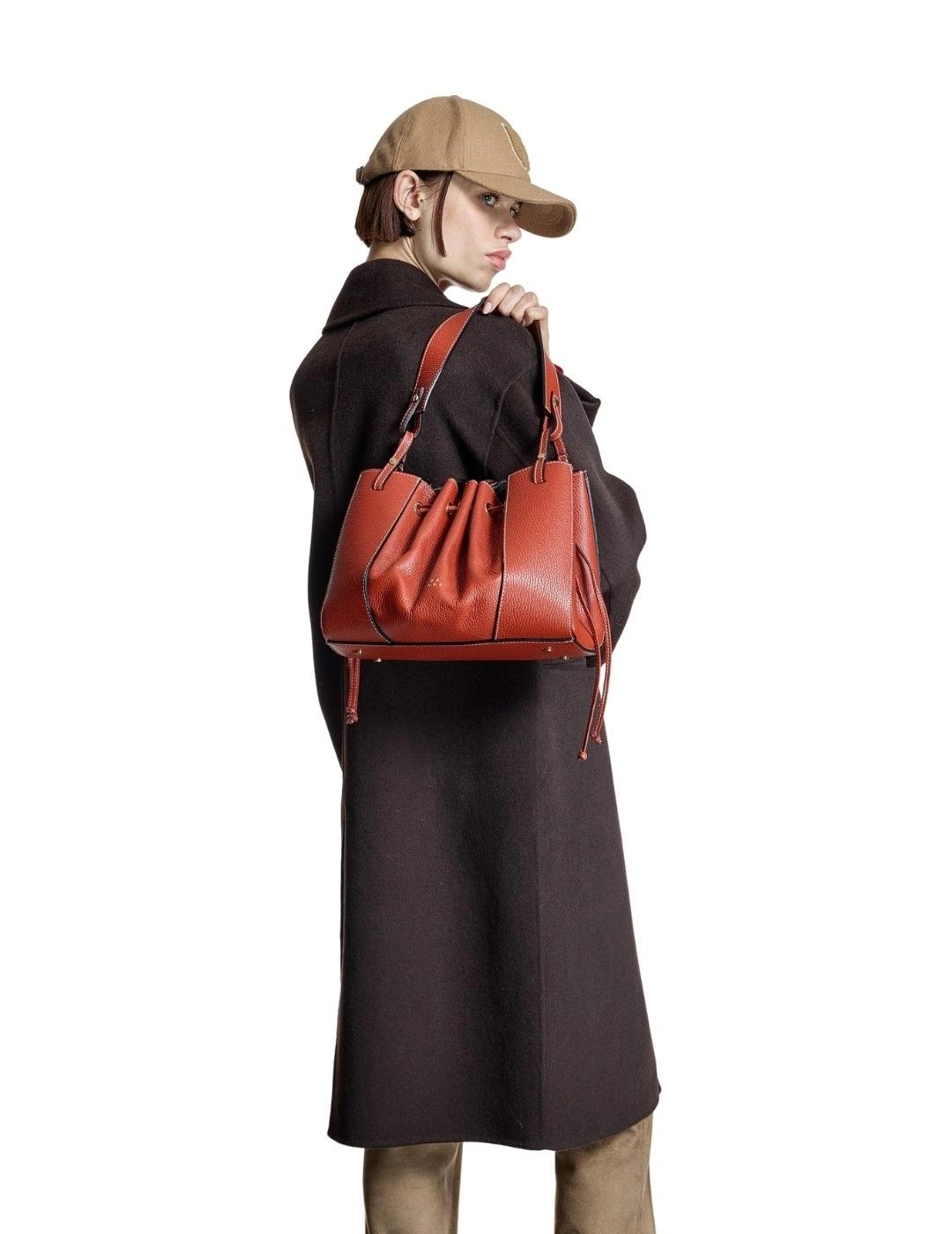 Alba Conde Abrigo largo Marrón chocolate