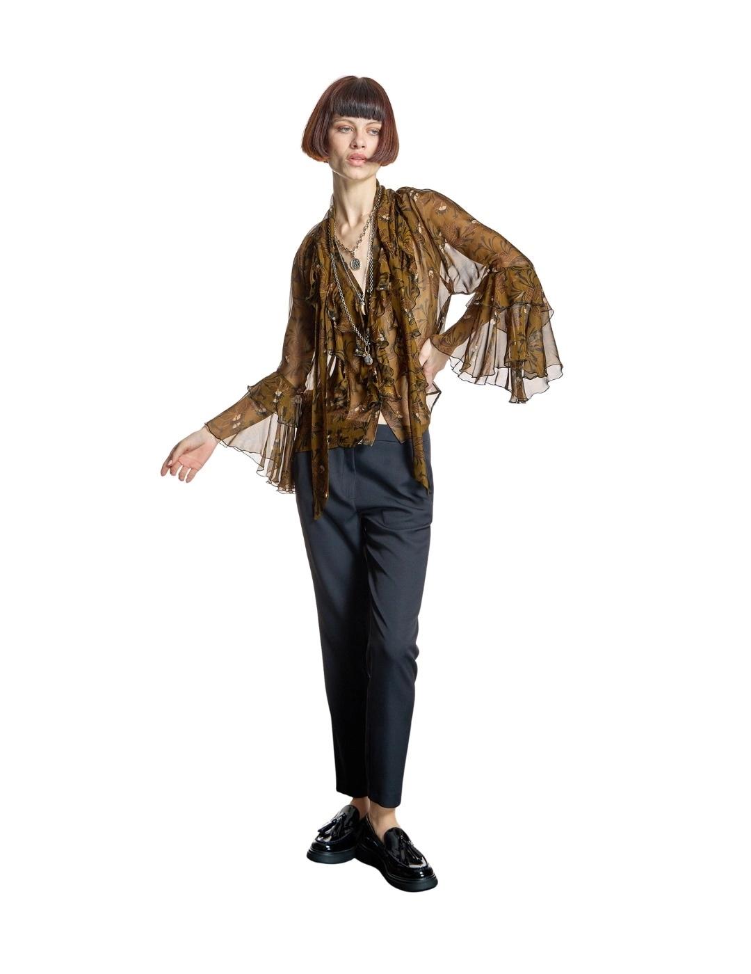 Alba Conde Pantalón Granate