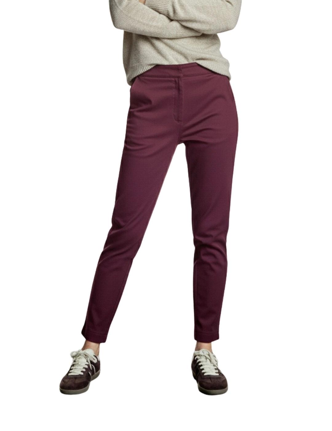 Alba Conde Pantalón Granate