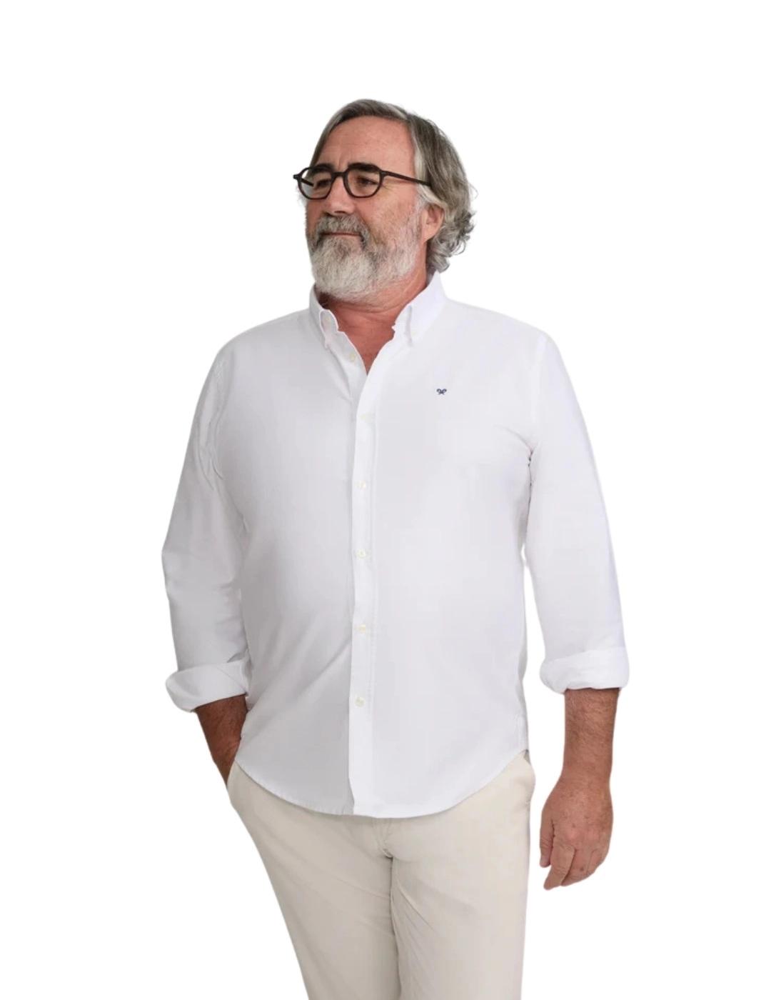 Silbon Camisa Sport Oxford Regular Fit Blanca