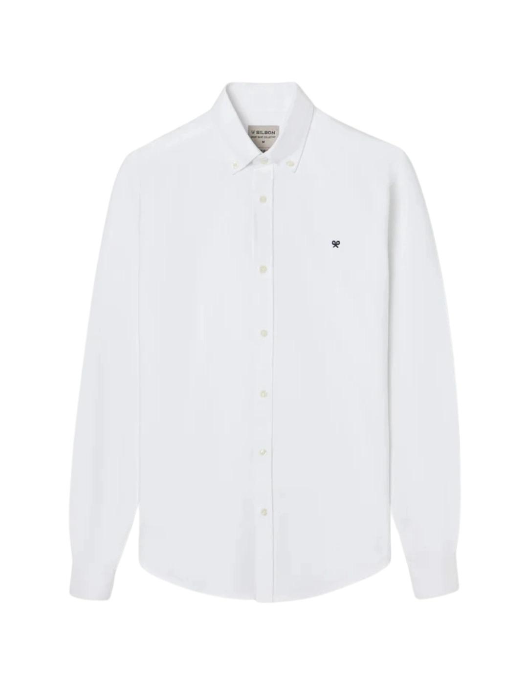 Silbon Camisa Sport Oxford Regular Fit Blanca