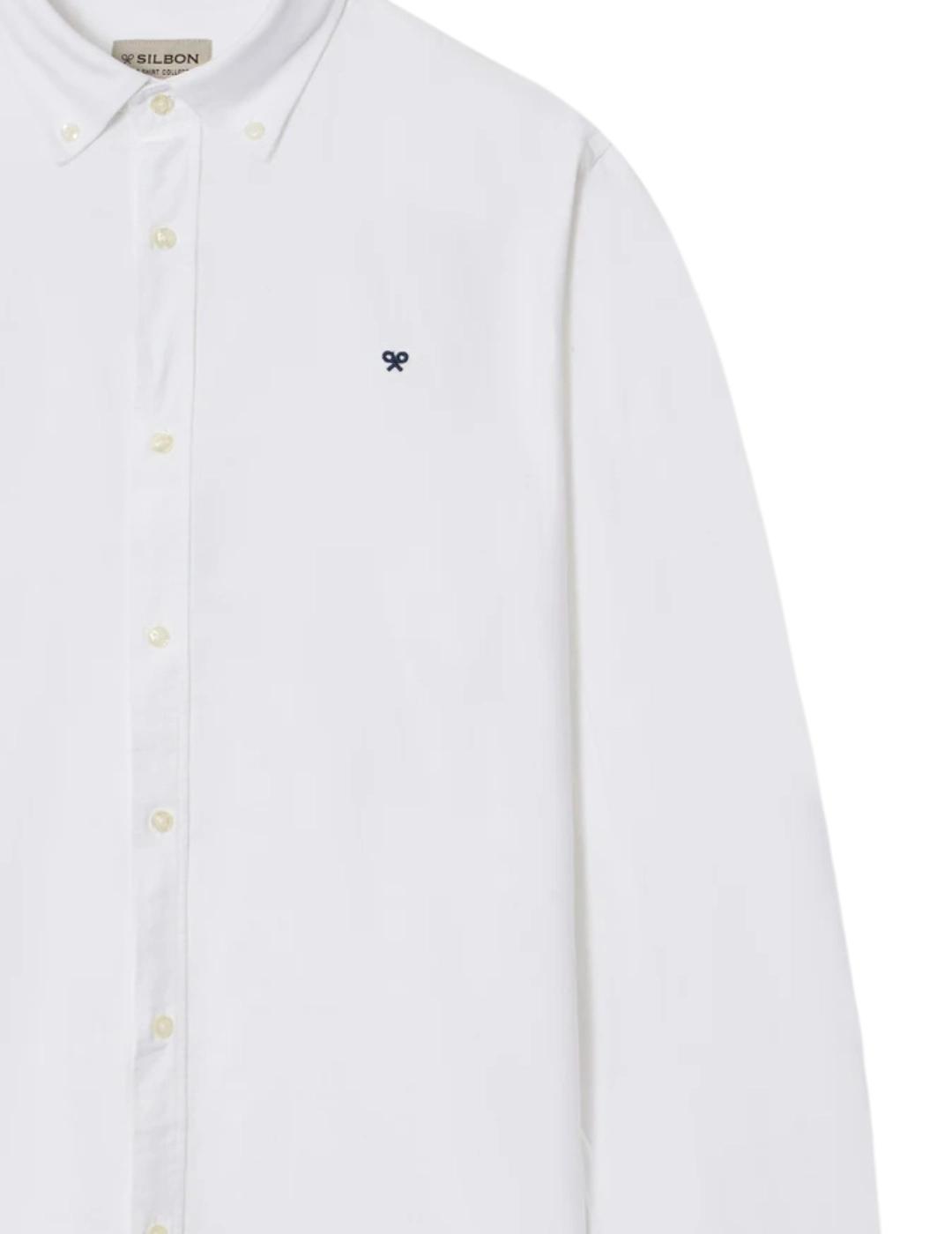 Silbon Camisa Sport Oxford Regular Fit Blanca