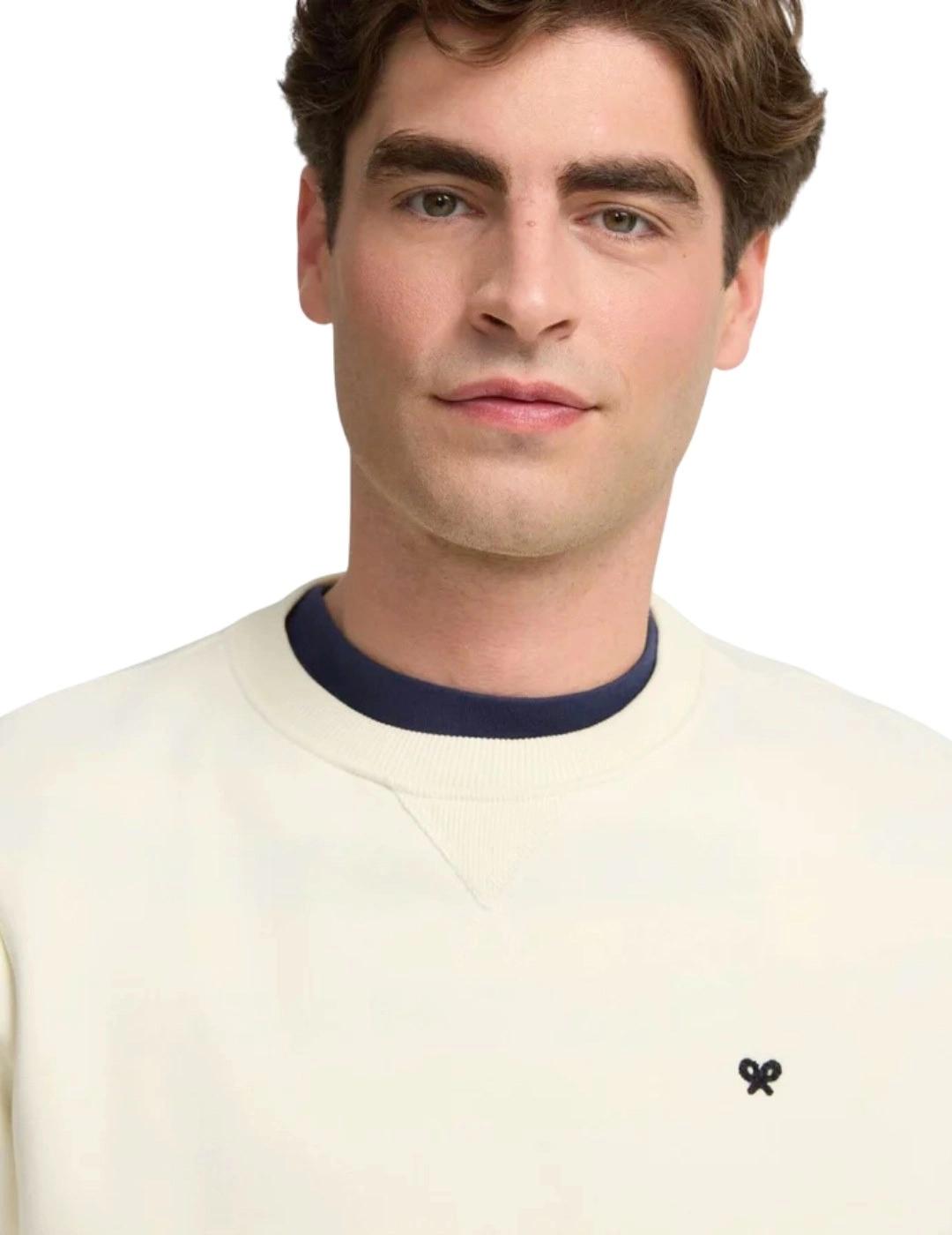 Silbon Sudadera Minilogo Crema