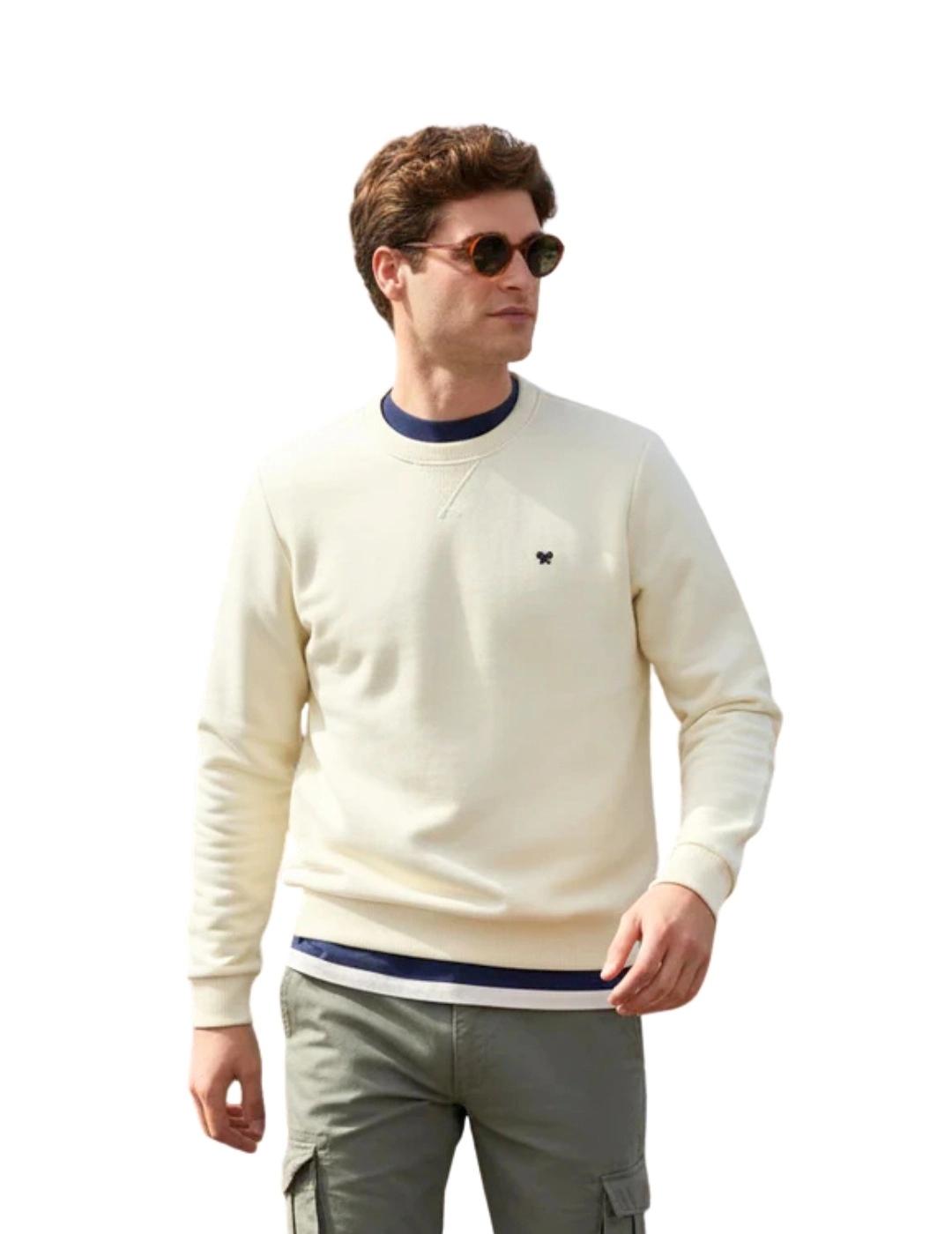 Silbon Sudadera Silbon Minilogo Crema