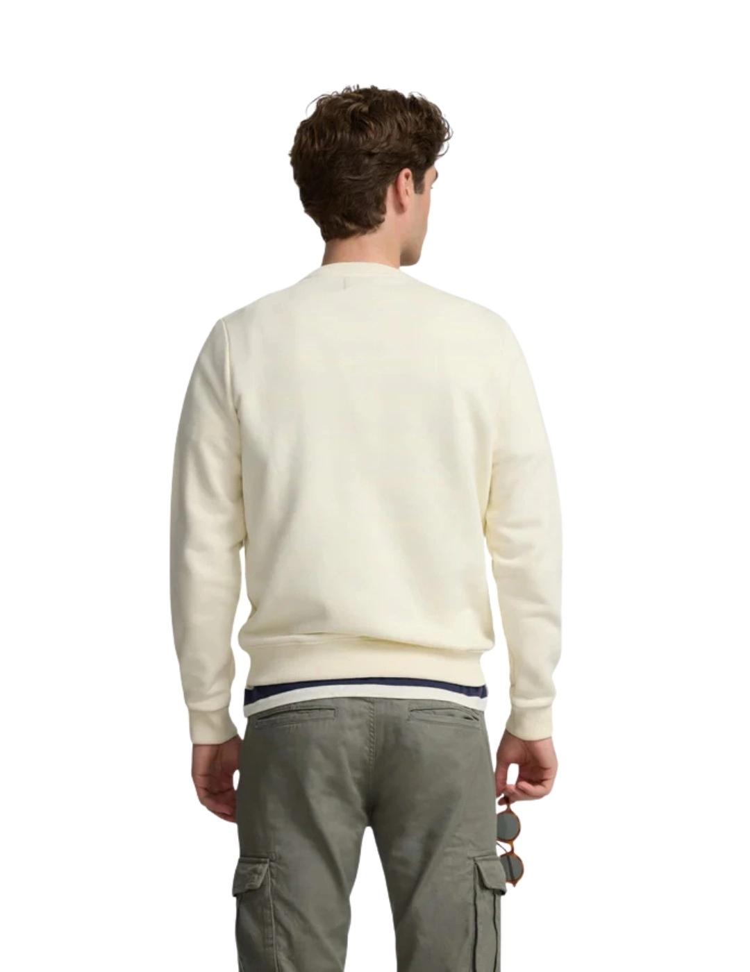 Silbon Sudadera Silbon Minilogo Crema