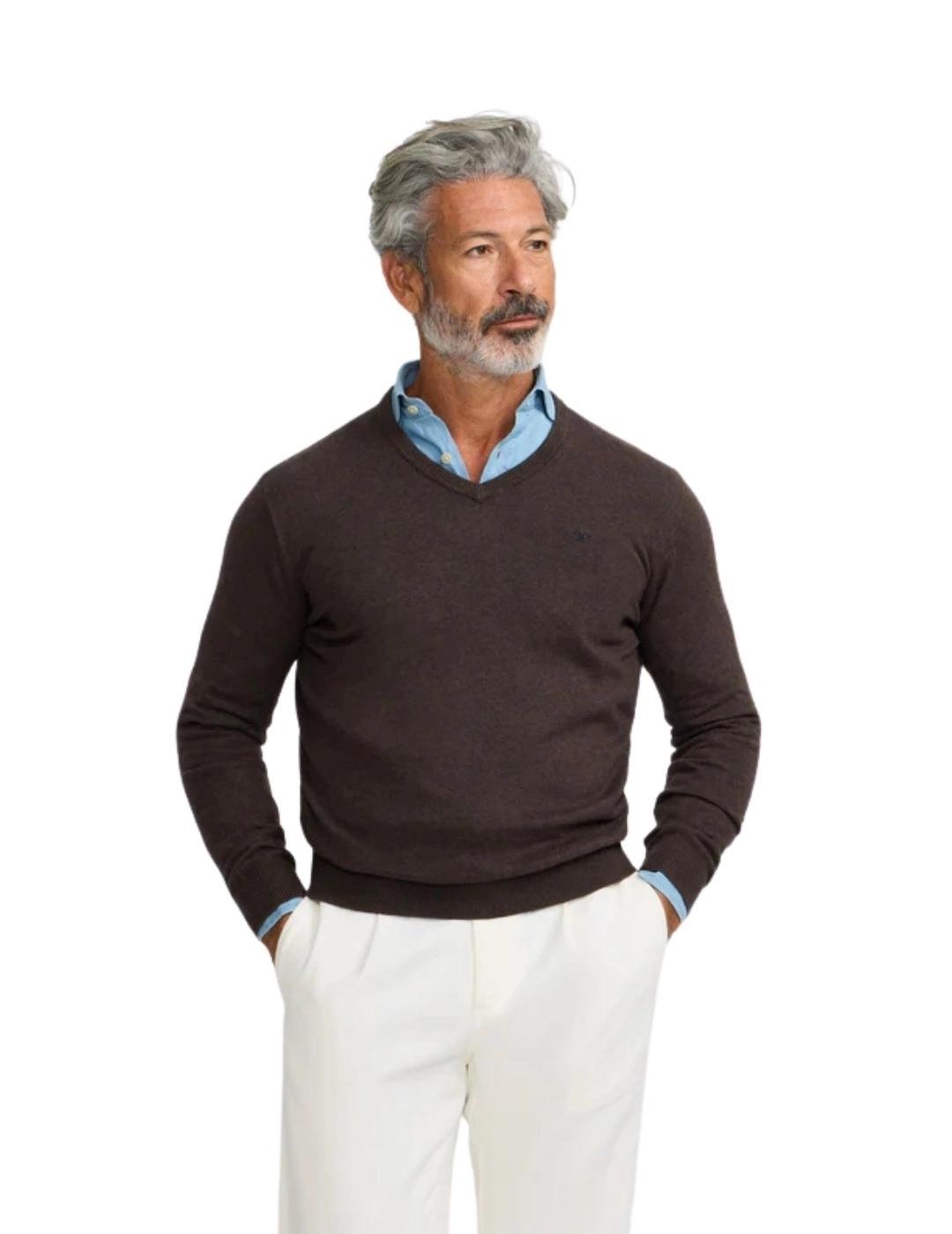 Silbon Jersey Classic Cuello Redondo Verde Claro