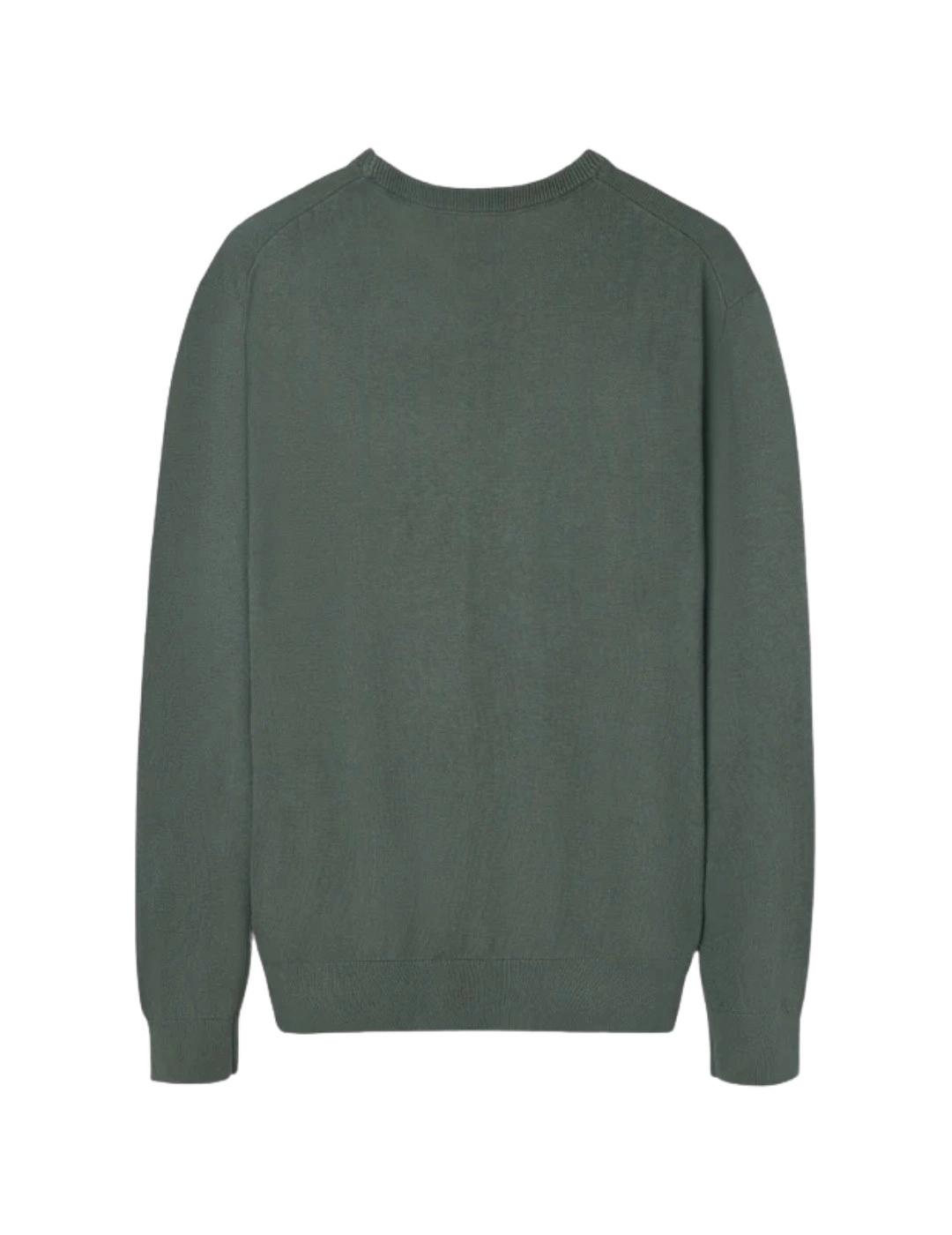 Silbon Jersey Classic Cuello Redondo Verde Claro