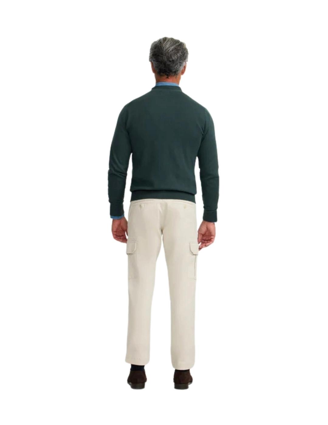 Silbon Cárdigan Classic Verde Oscuro