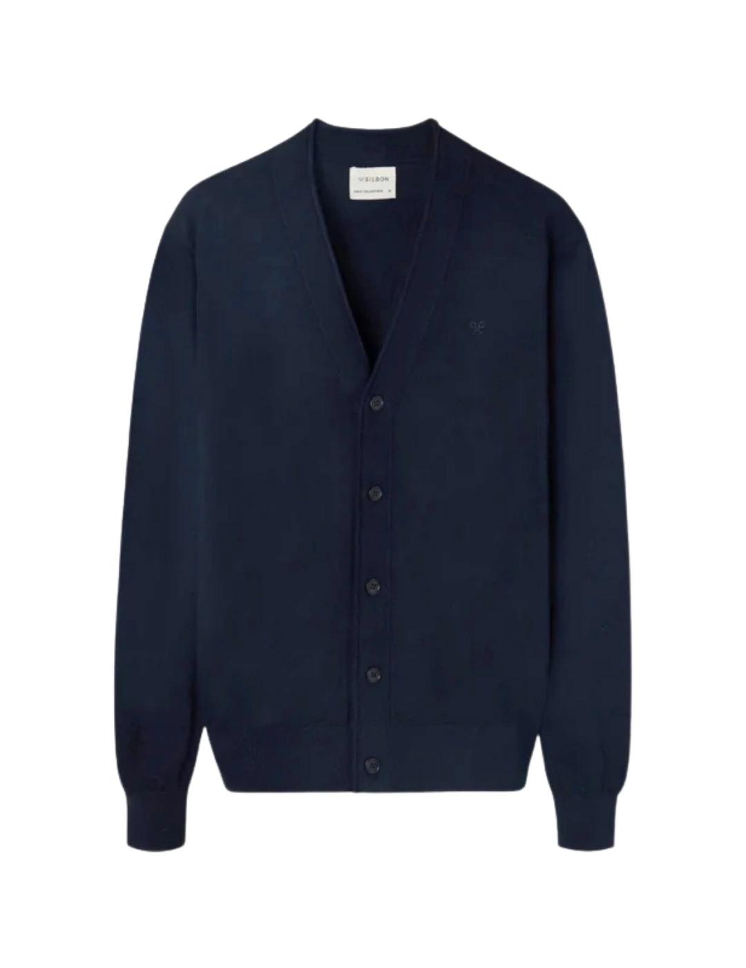 Silbon Cárdigan Classic Azul Marino
