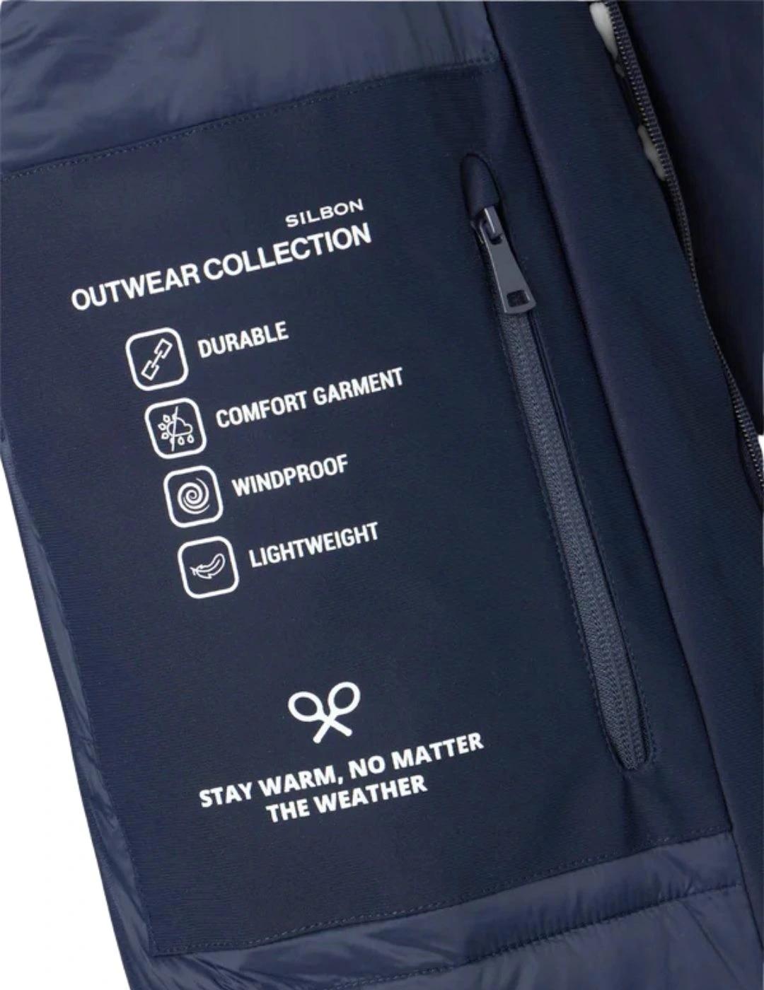 Silbon Parka Técnica Tailoring Azul Marino