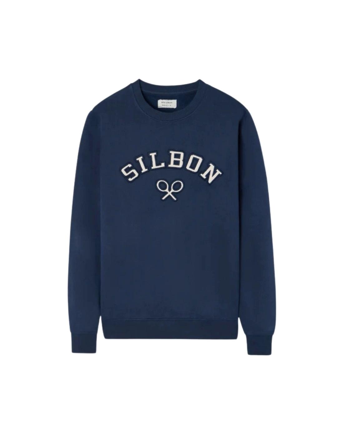 Silbon Sudadera Raqueta Media Pana Azul Marino