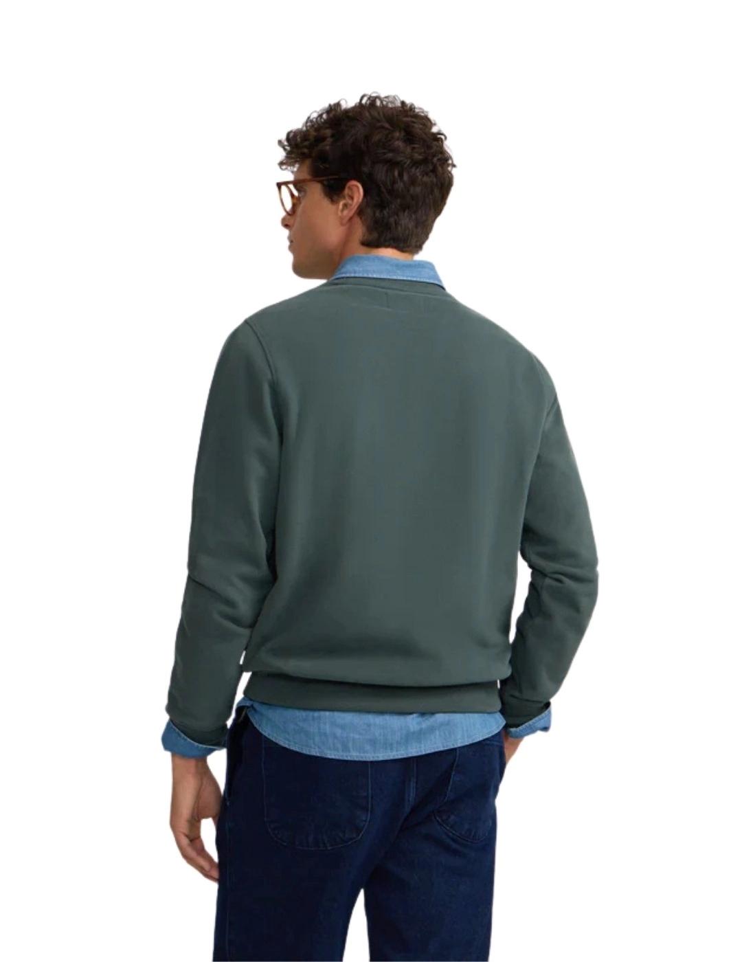 Silbon Sudadera Raqueta Media Pana Verde Oscuro