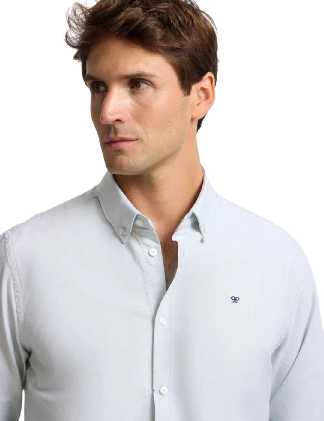 Silbon Camisa Sport Oxford Raqueta Verde