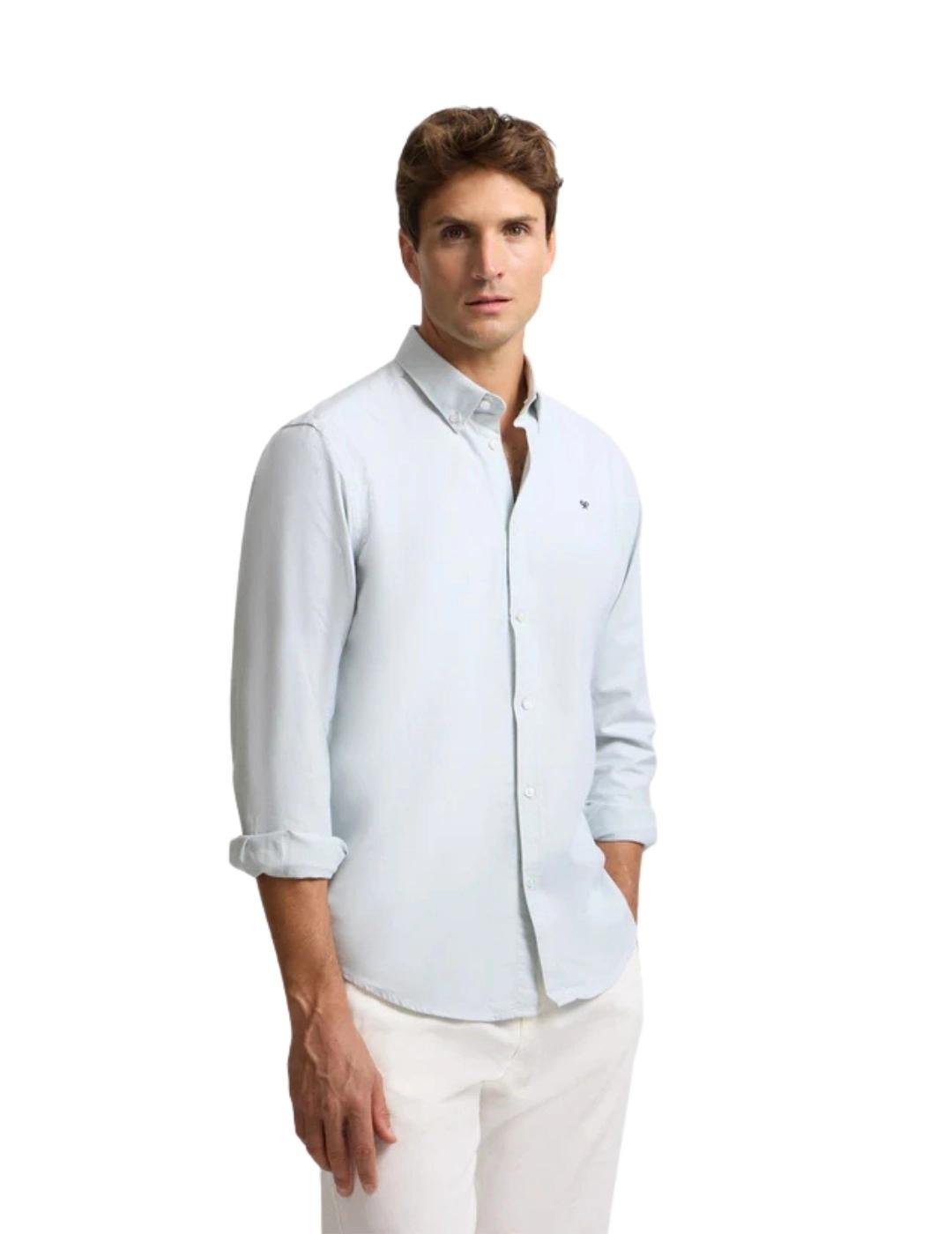 Silbon Camisa Sport Oxford Raqueta Verde