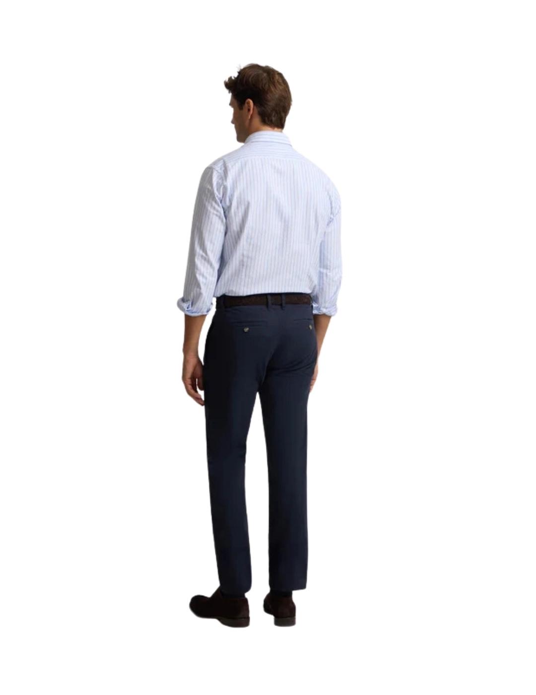 Silbon Camisa Sport Oxford Rayas Azul Navy