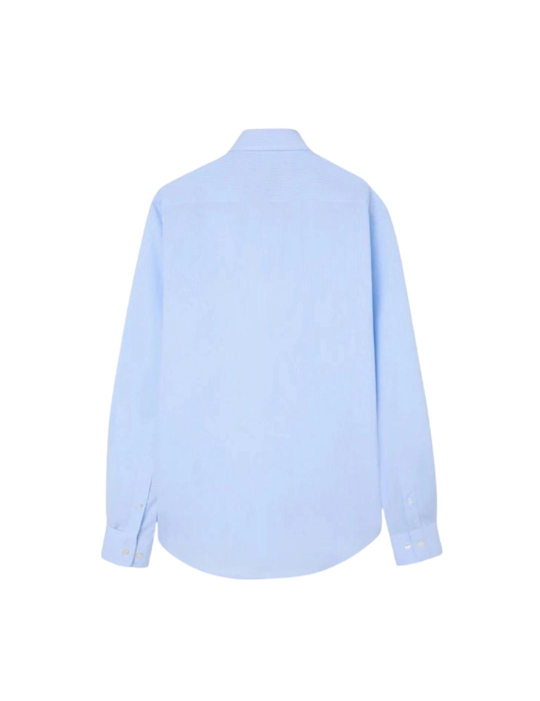 Silbon Camisa Sport Classic Cuadro Celeste