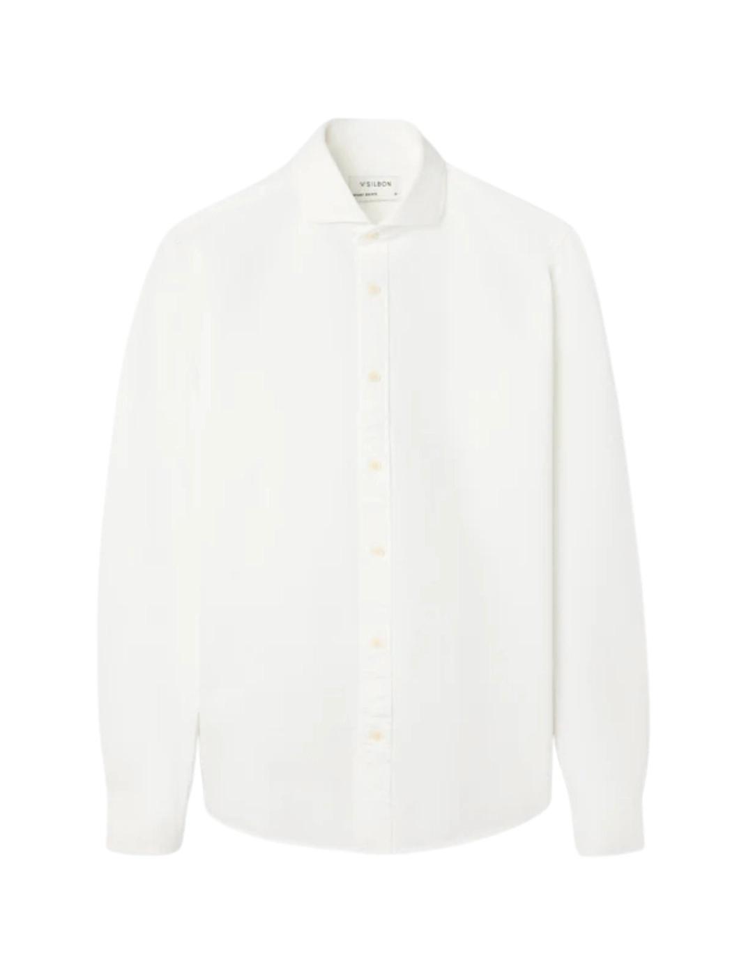 Silbon Camisa Sport Raqueta Estructura Blanco
