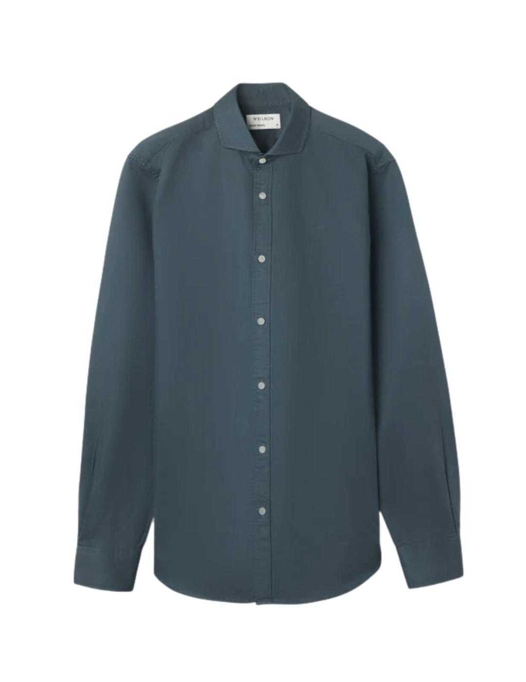 Silbon Camisa Sport Raqueta Estructura Navy