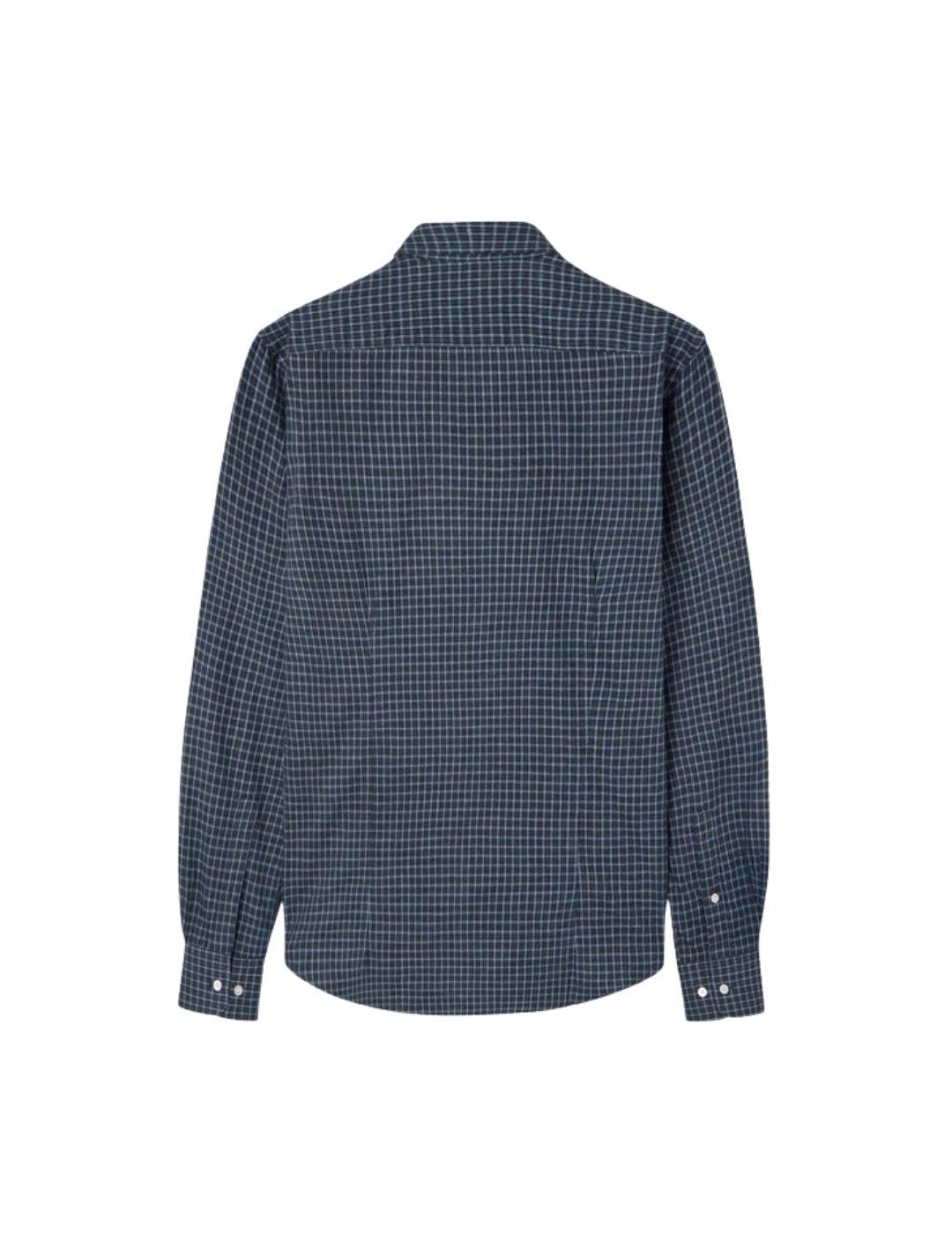 Silbon Camisa Sport Cuadro Dark Navy