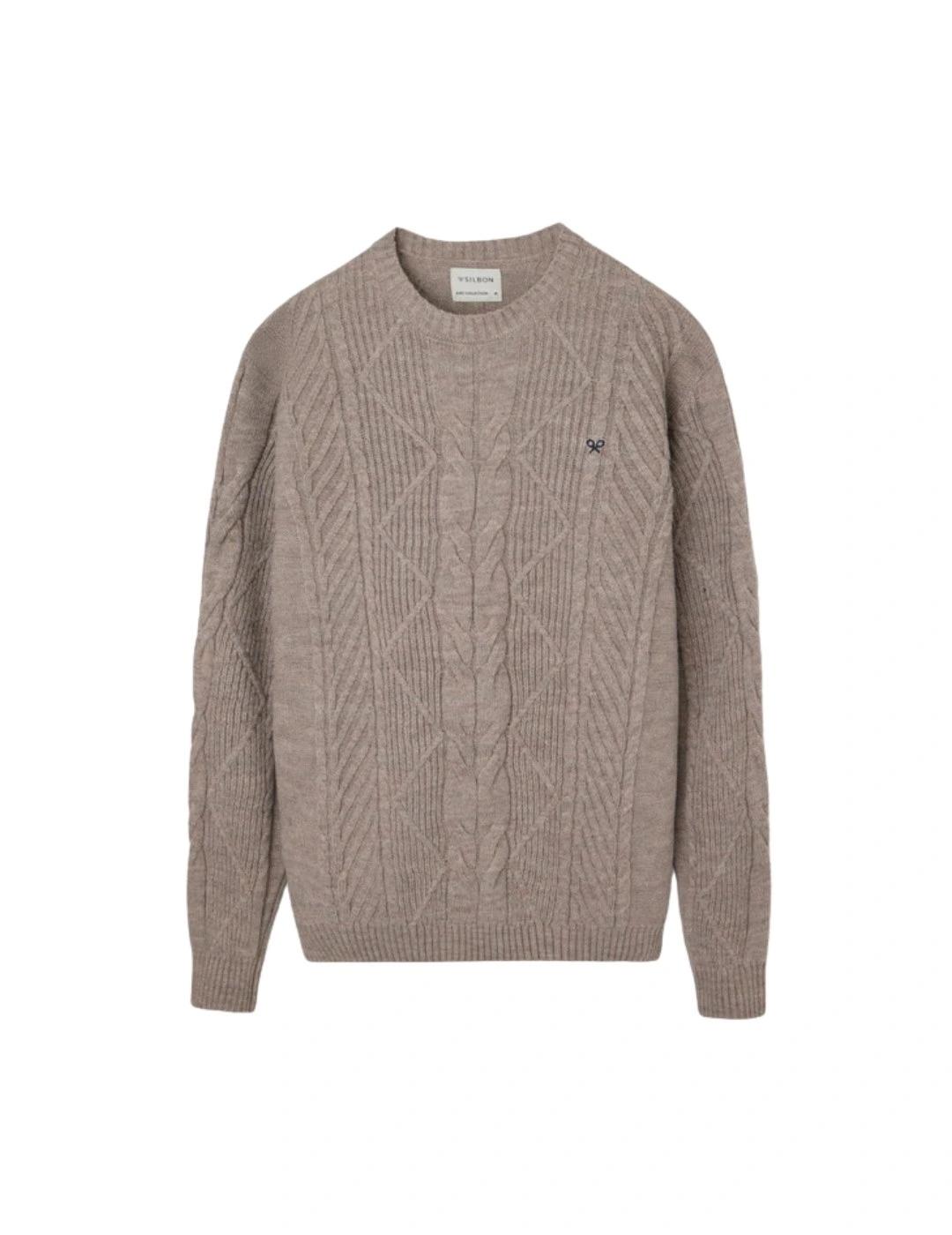 Silbon Jersey De Ochos Marrón Claro