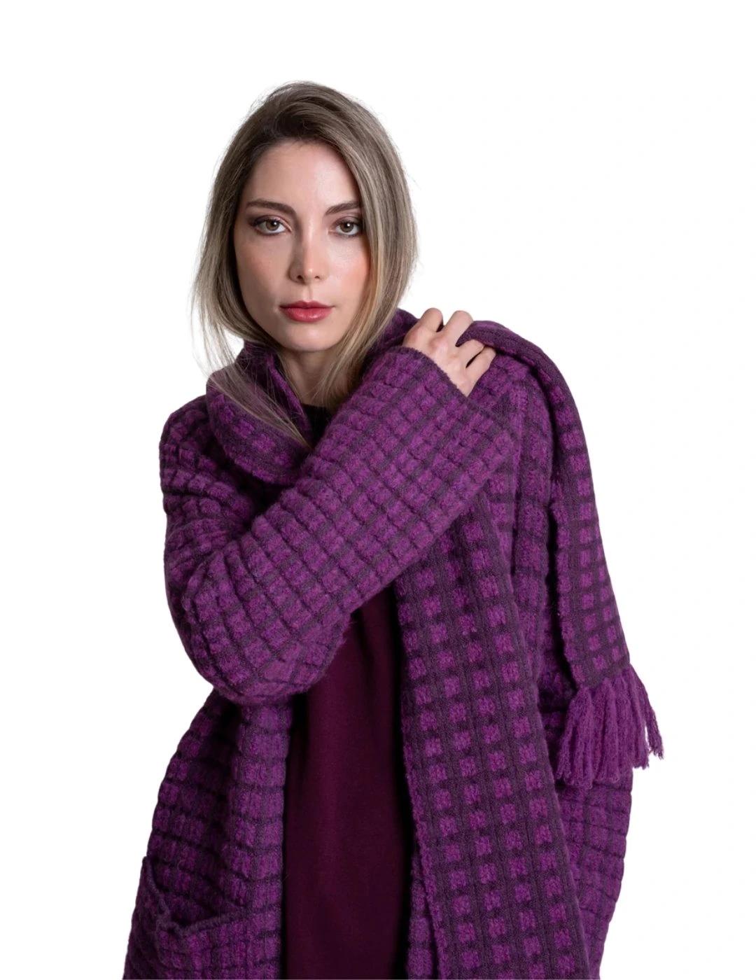 Pisonero Abrigo Harper Morado