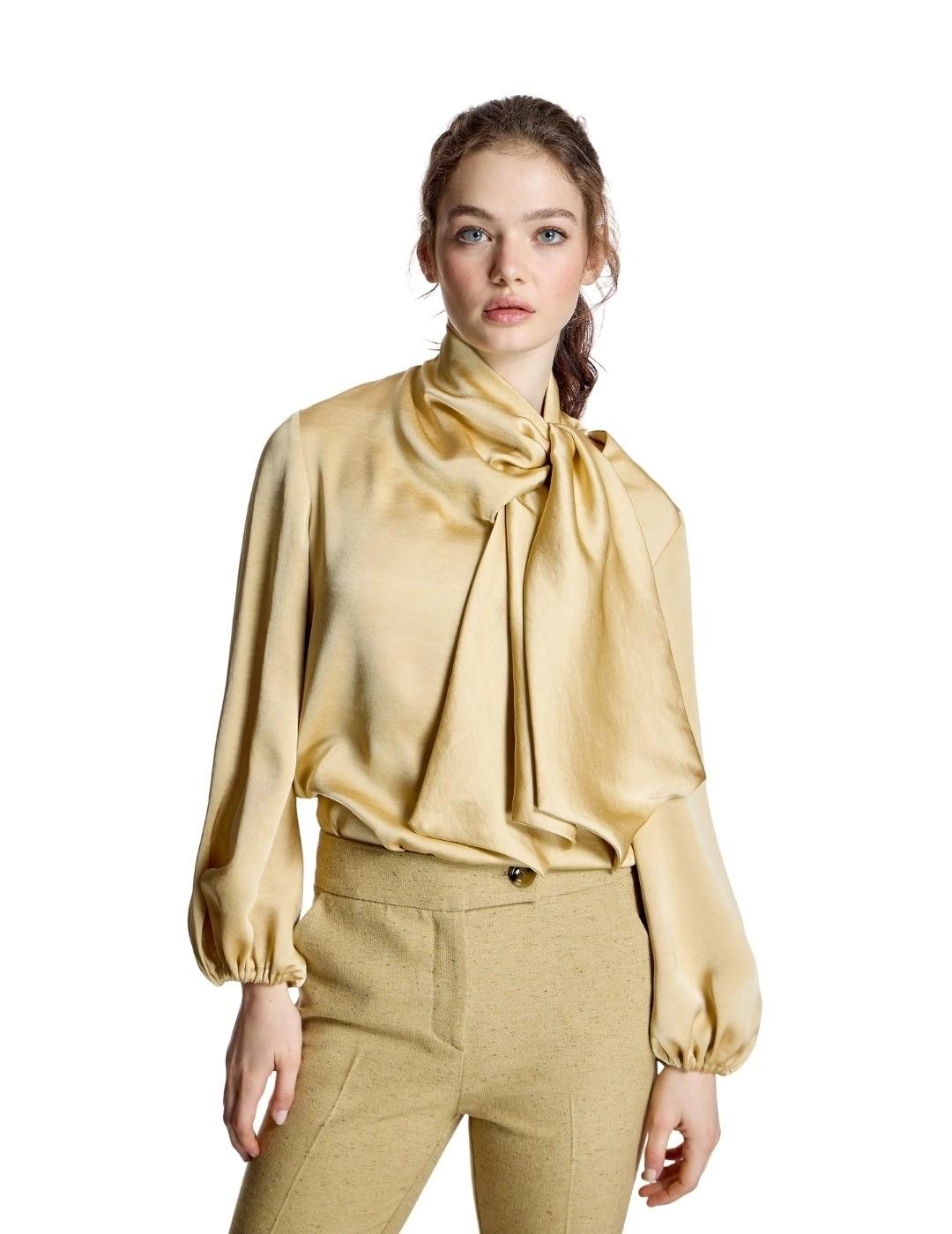 Alba Conde Blusa Amarilla