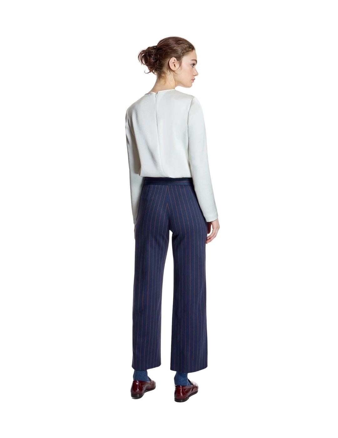 Alba Conde Pantalón Marino