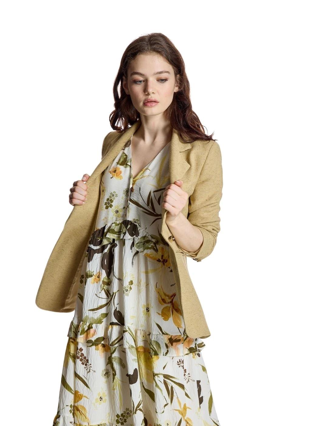 Alba Conde Blazer Amarilla