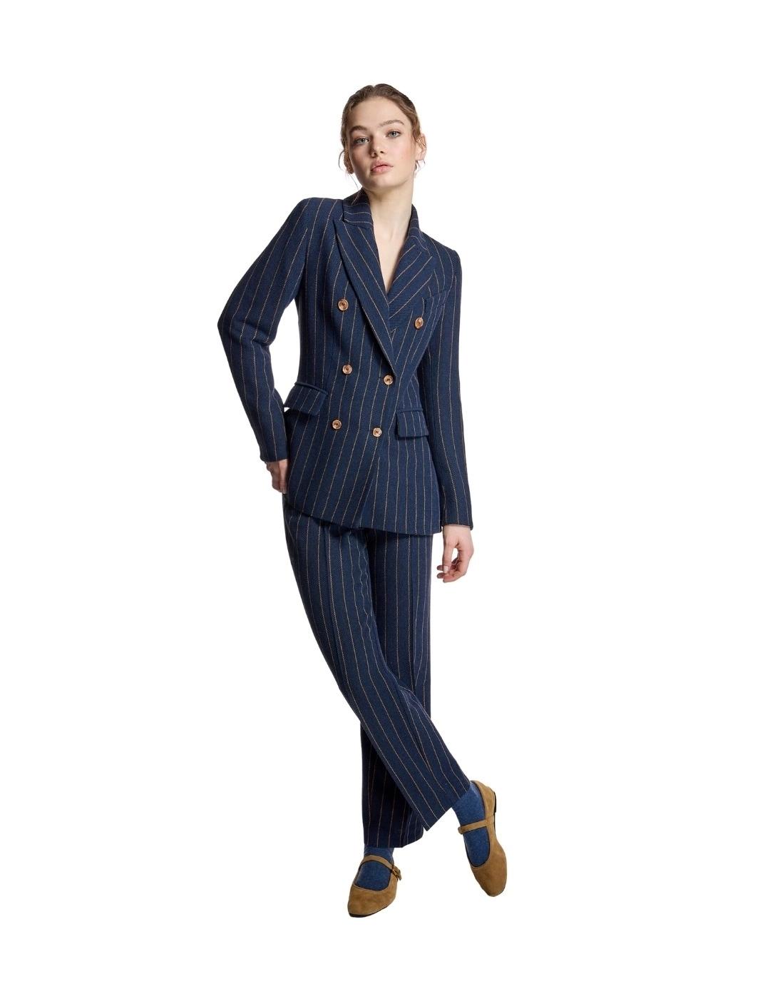 Alba Conde Pantalón Marino