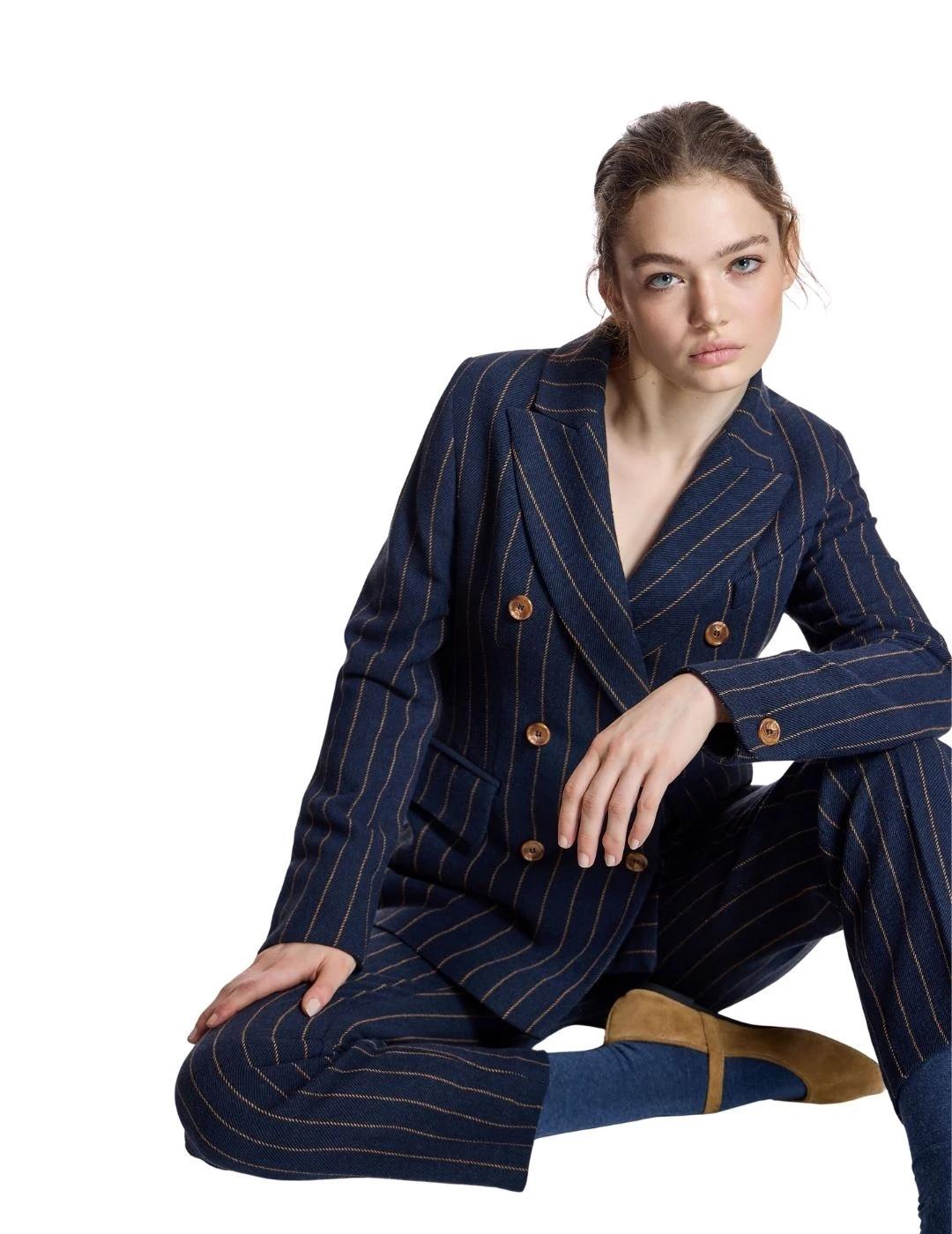 Alba Conde Pantalón Marino