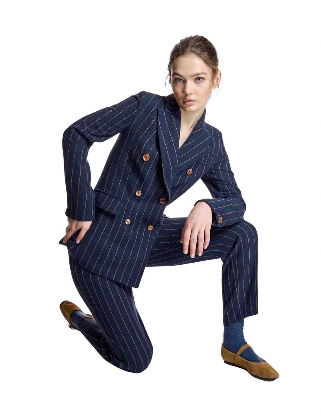 Alba Conde Pantalón Marino