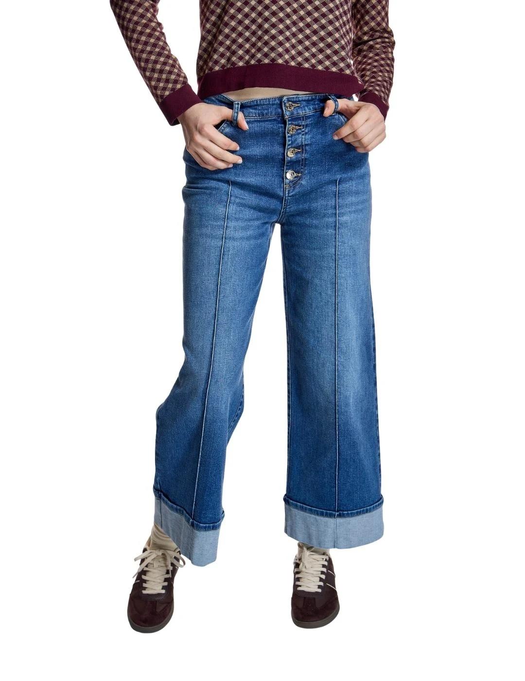 Alba Conde Pantalón vaquero ancho