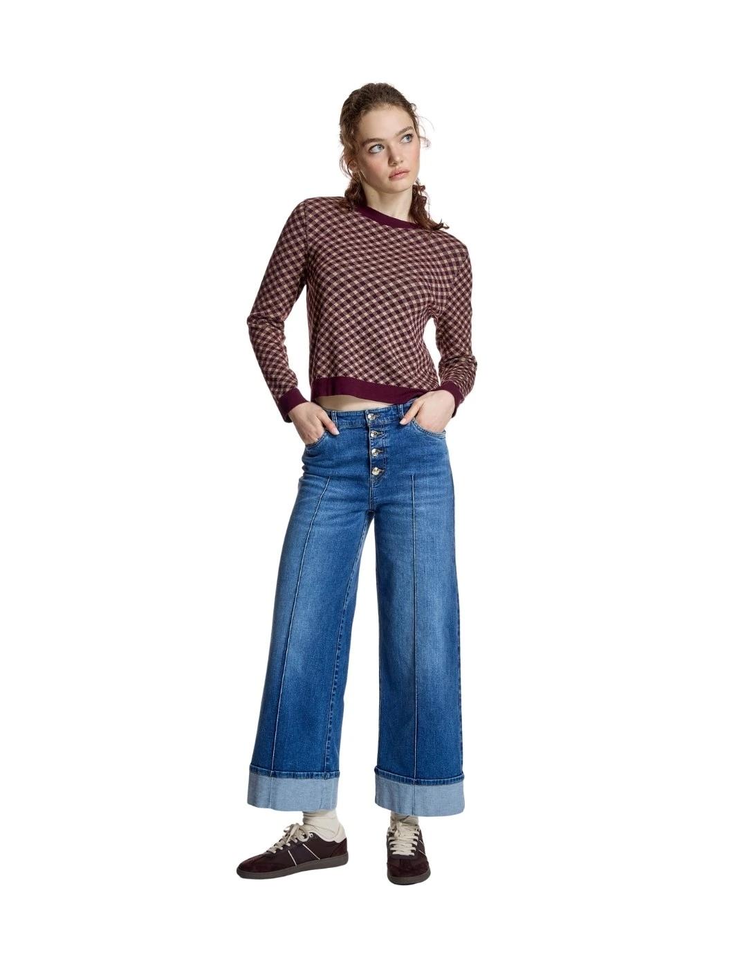 Alba Conde Pantalón vaquero ancho