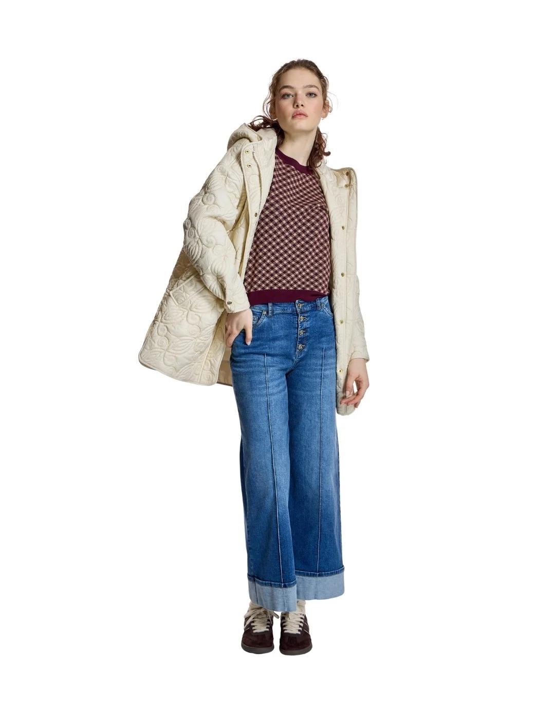 Alba Conde Pantalón vaquero ancho