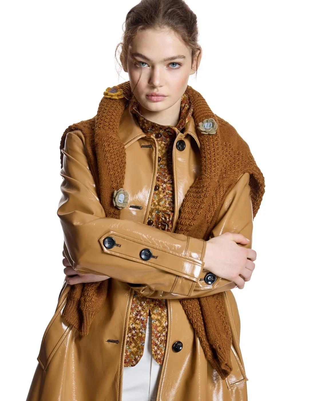 Alba Conde Jersey Camel