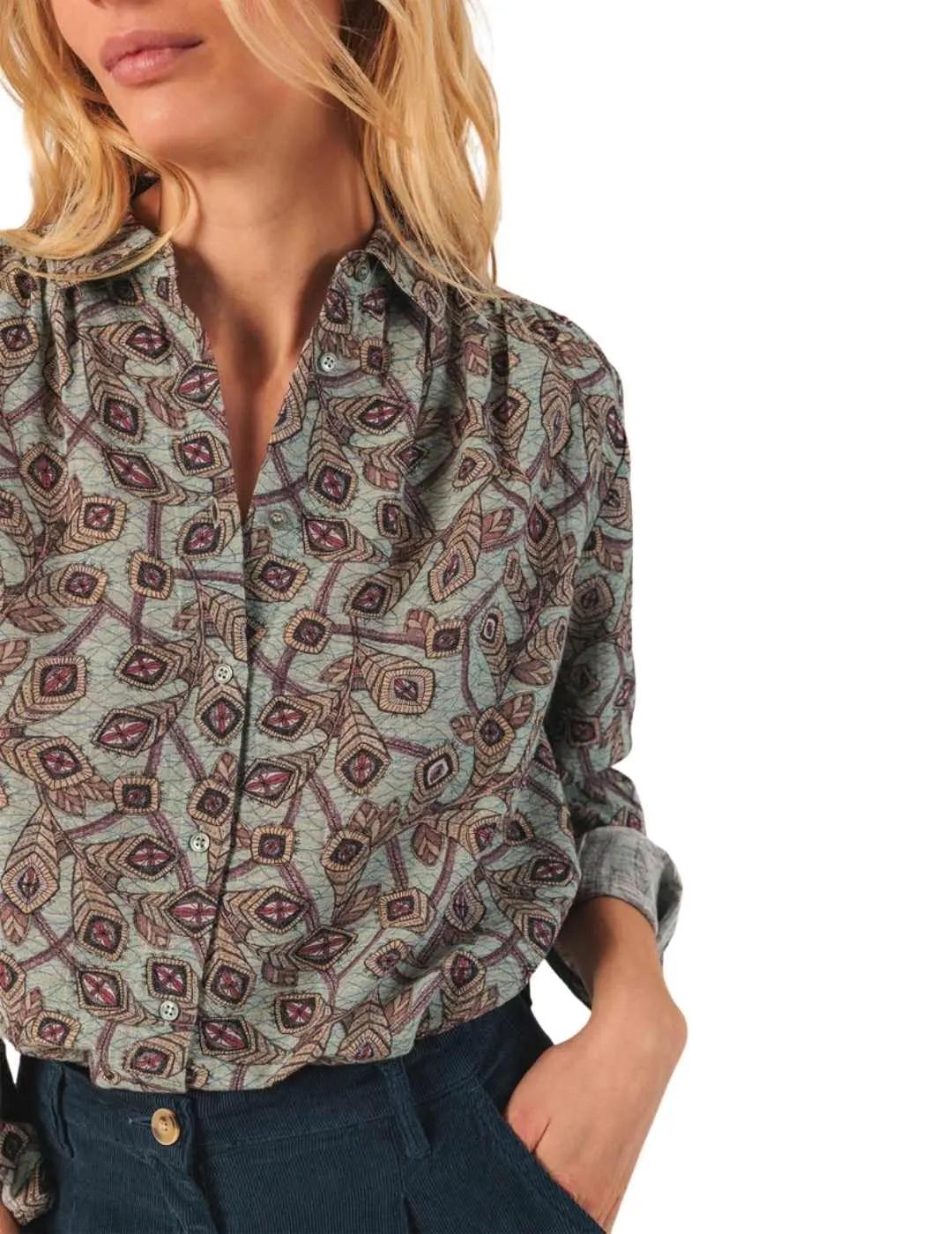 Indi & Cold Camisa algodón crepado Agua