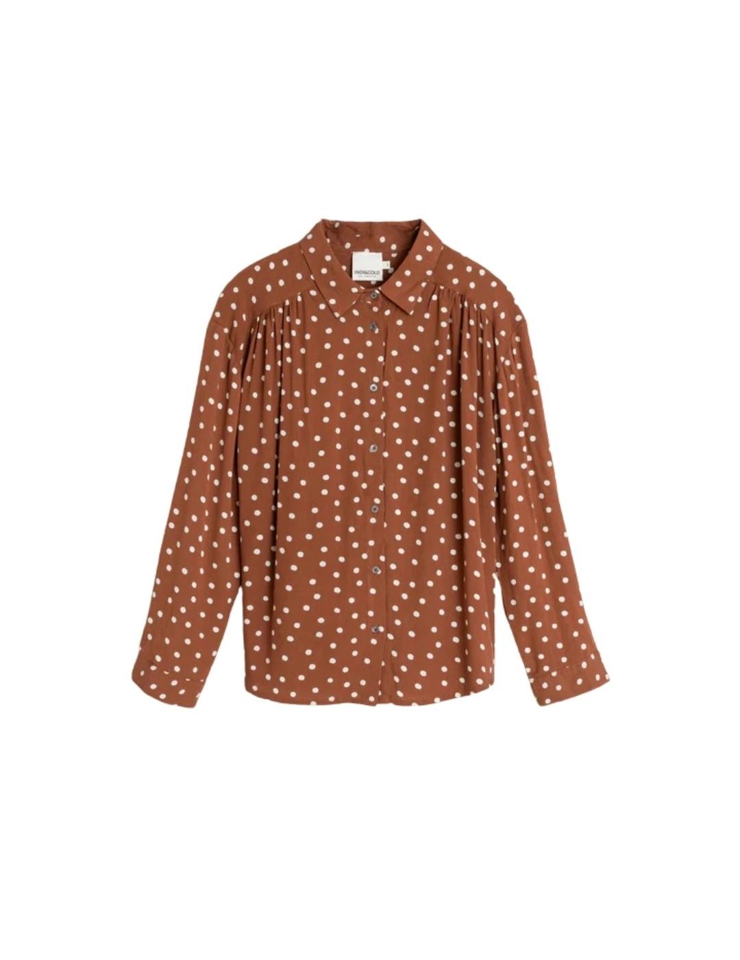 Indi & Cold Camisa Bea topos Terracota