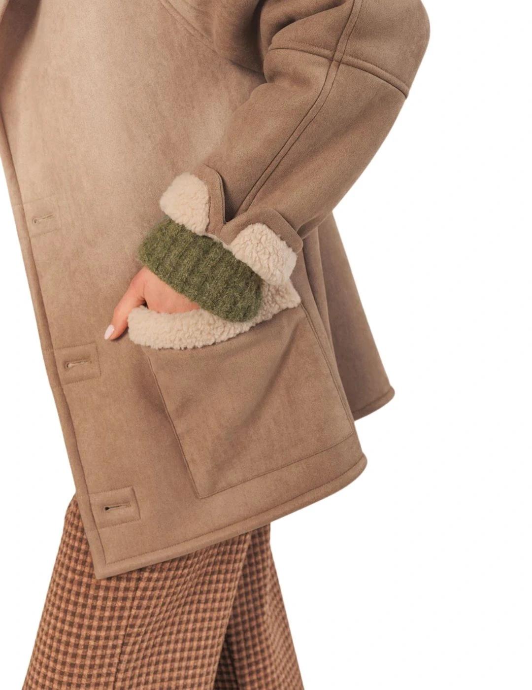 Indi & Cold Abrigo Aviador clásico Arena