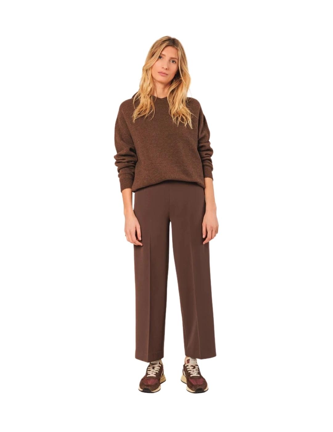 Indi & Cold Pantalón Regular Sam Chocolate