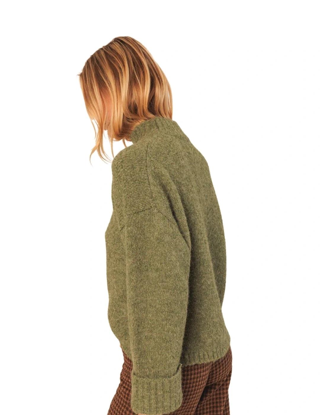 Indi & Cold Jersey Cuello perkins Verde