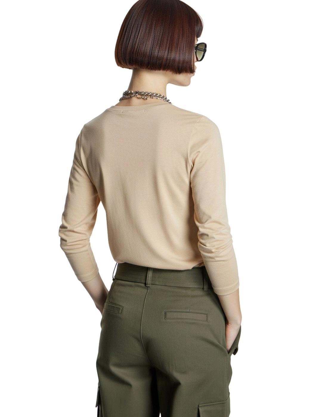 Alba Conde Camiseta Natural dibujo oso