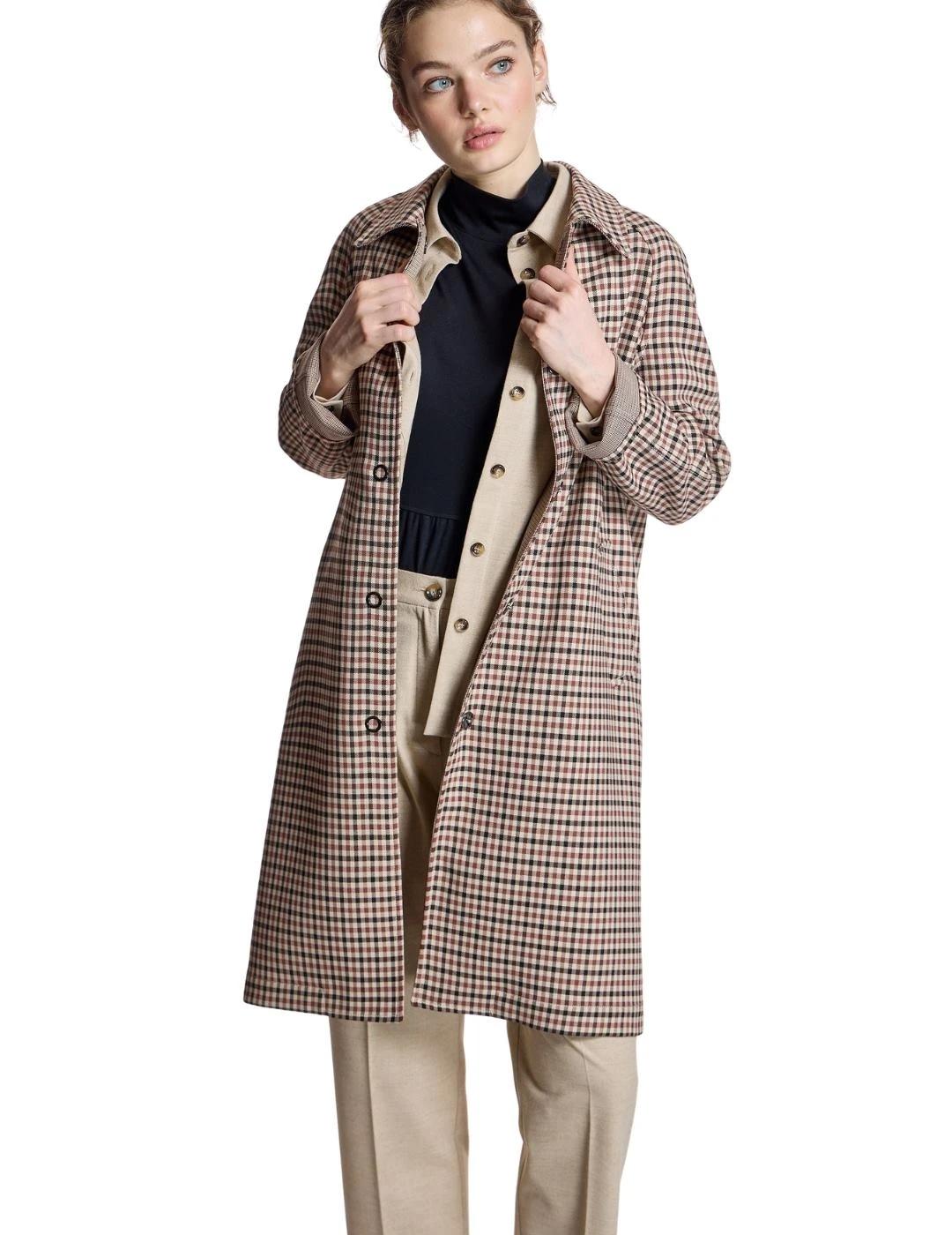 Alba Conde Abrigo de cuadros