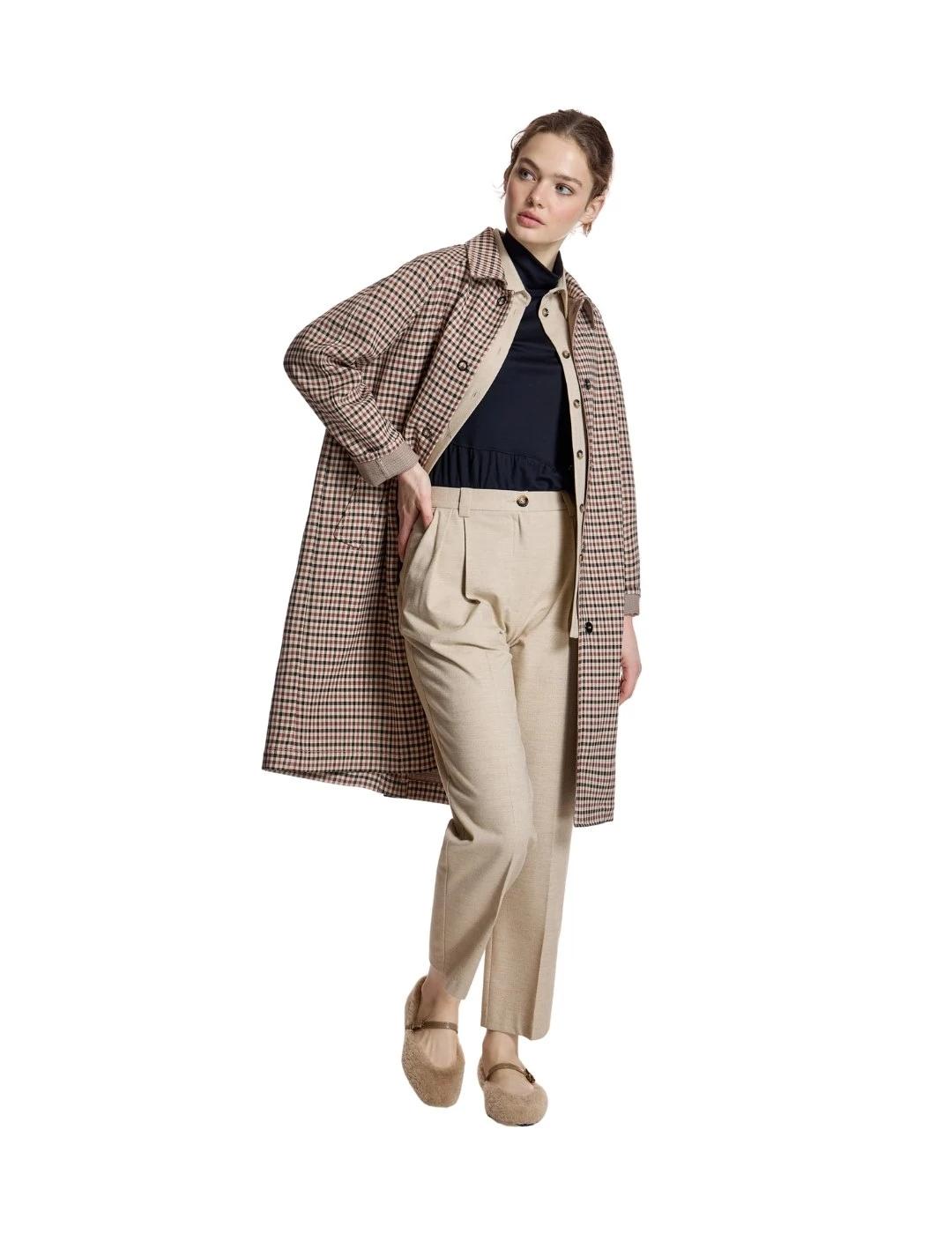 Alba Conde Abrigo de cuadros