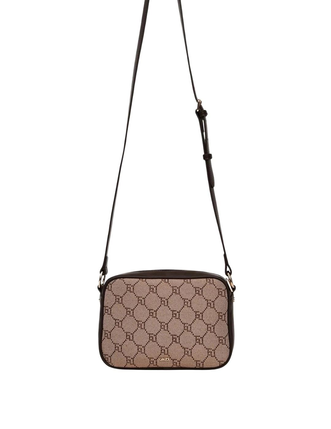 Gaudi Bolso bandolera Marrón estampado