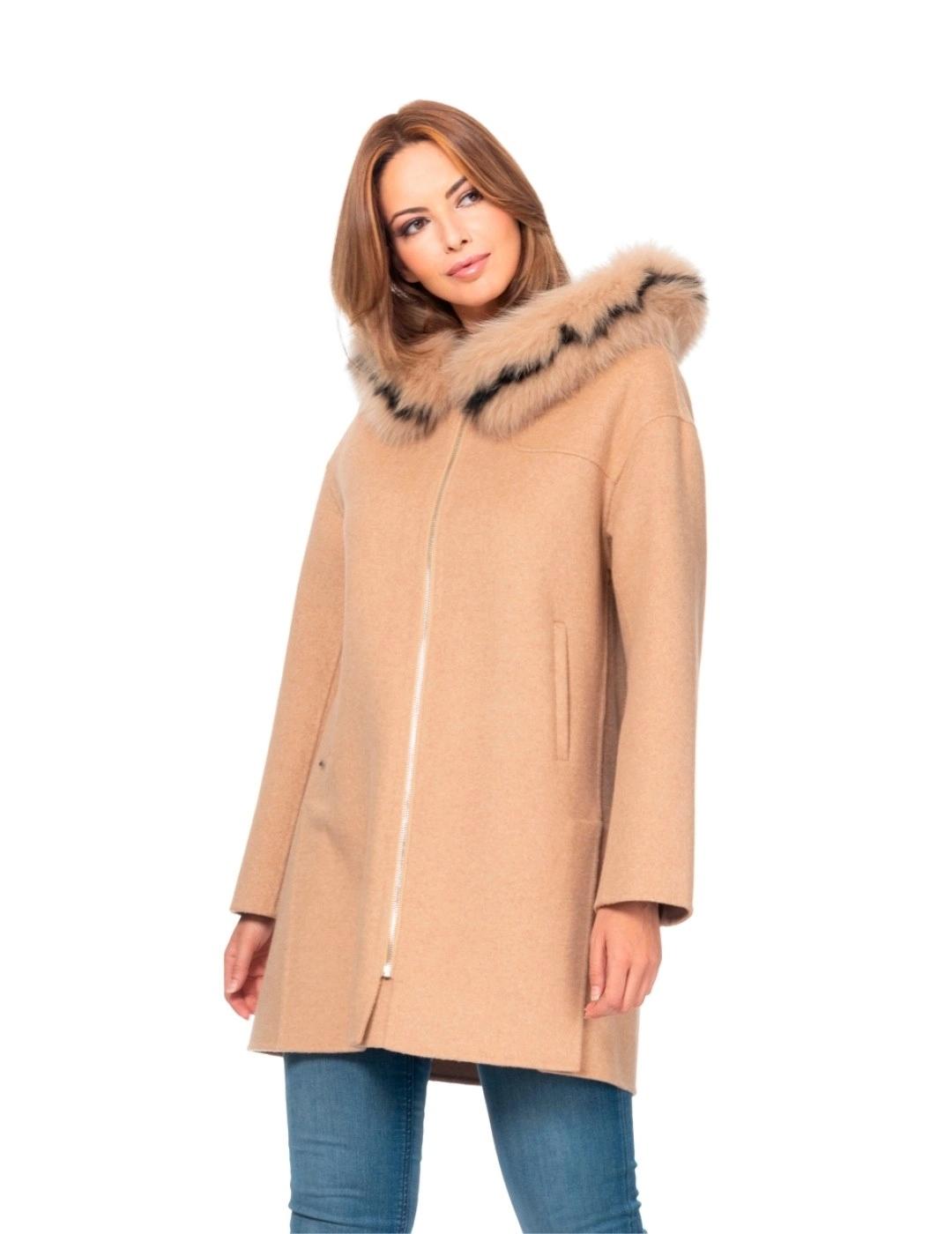 Fashion Abrigo Double Face Barbo P Beige