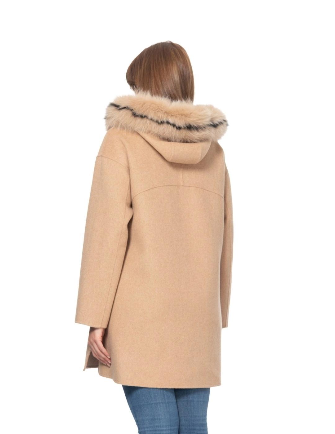 Fashion Abrigo Double Face Barbo P Beige