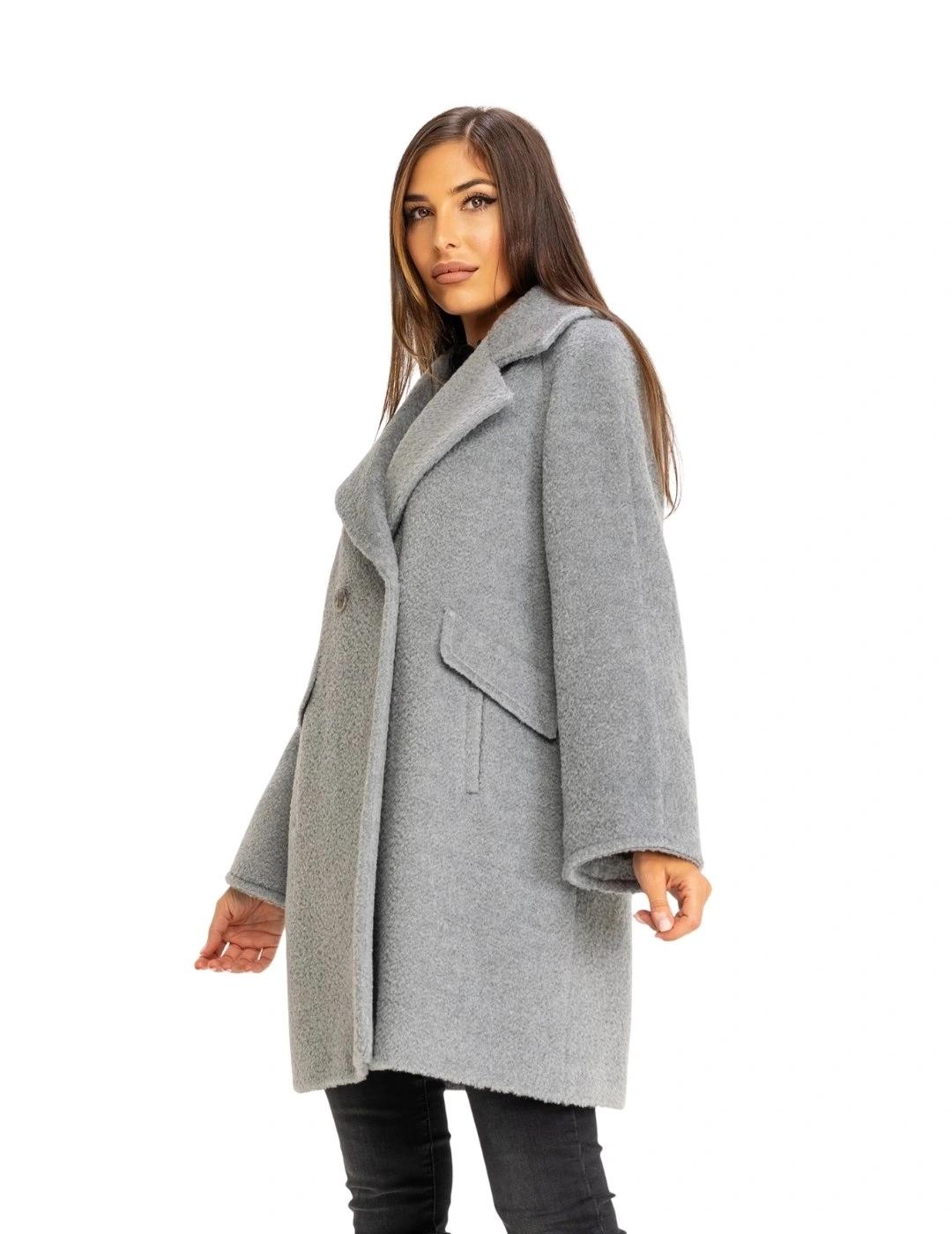 Fashion Abrigo Cubatasa Gris Claro