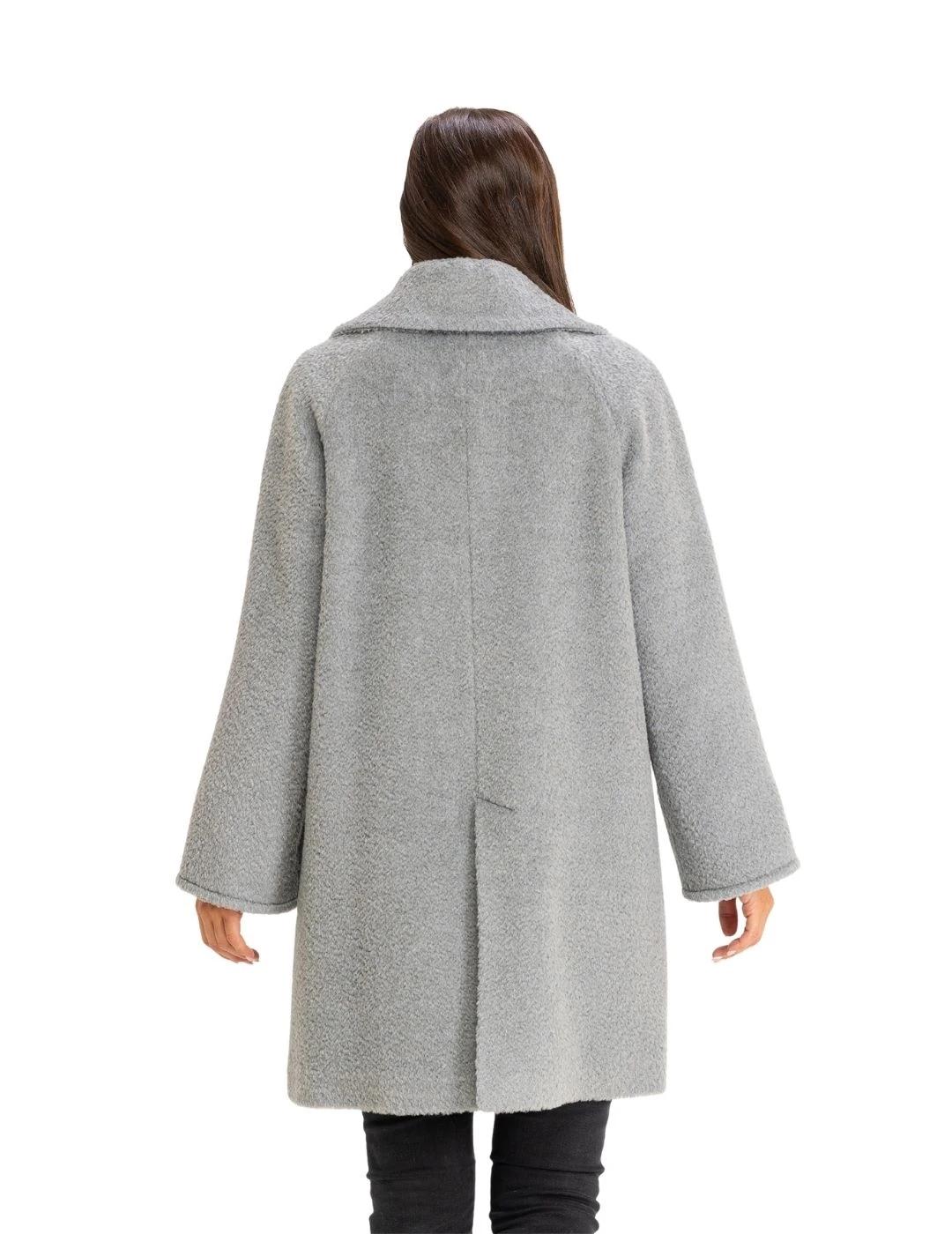 Fashion Abrigo Cubatasa Gris Claro