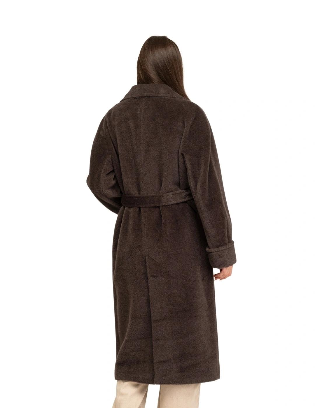 Fashion Abrigo Nenufar Marrón Topo